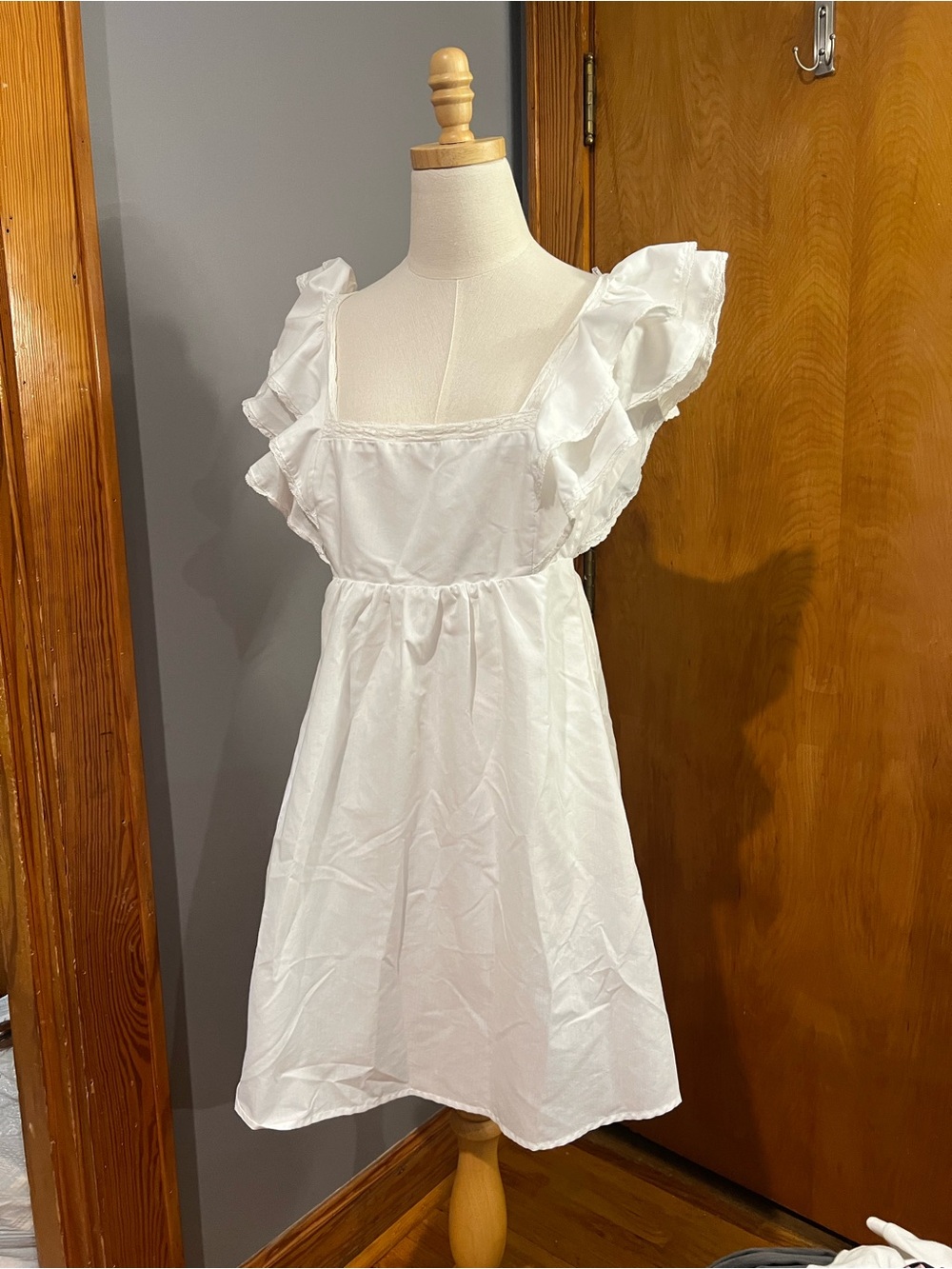 Lulu's Marvelous Time White Ruffled Mini Dress